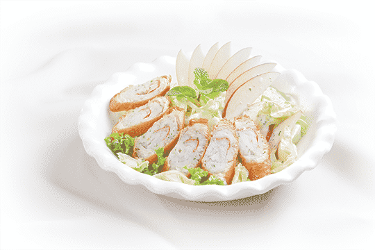 Salad dồi quẩy