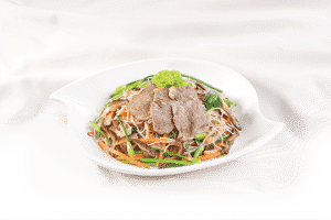 Bún gạo xào thịt bò