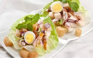 Thực đơn cho bé: Salad chip chip và Salad thịt gà