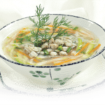 Canh hến nấu bầu