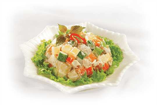 Salad khoai tây thịt gà