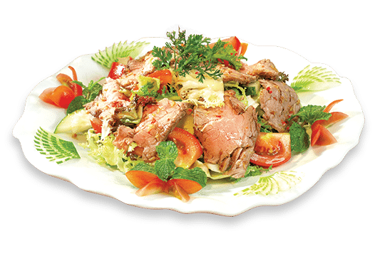 Salad trộn thịt bò