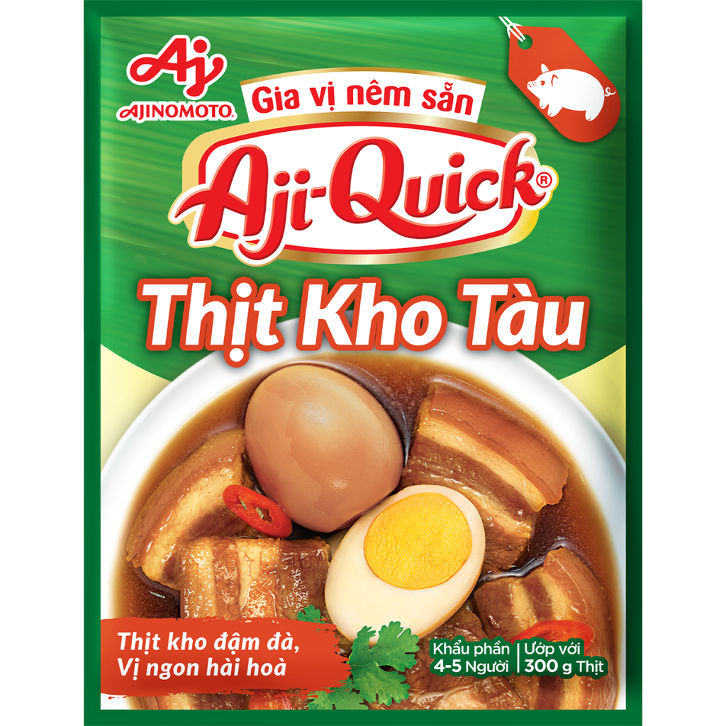 Gia vị nêm sẵn Aji-Quick® Thịt Kho tàu