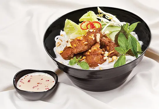 Bún thịt nướng mayonnaise