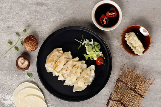 Gyoza cá hồi – Há cảo Nhật Bản