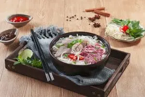 Phở bò bắp hoa