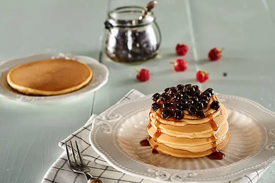 Pancake trà sữa trân châu