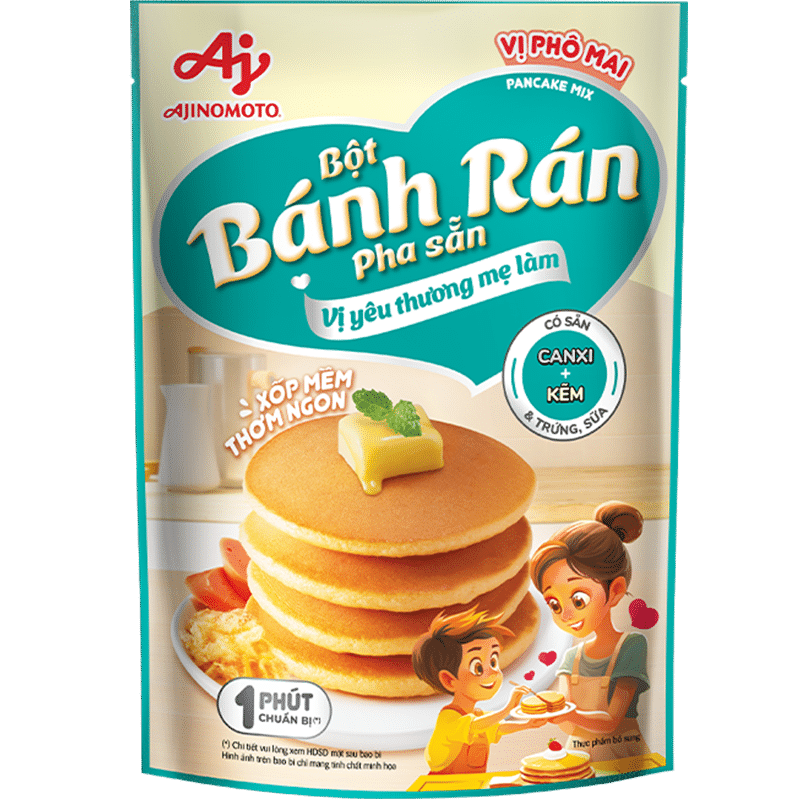 Bột bánh rán pha sẵn bữa sáng dinh dưỡng