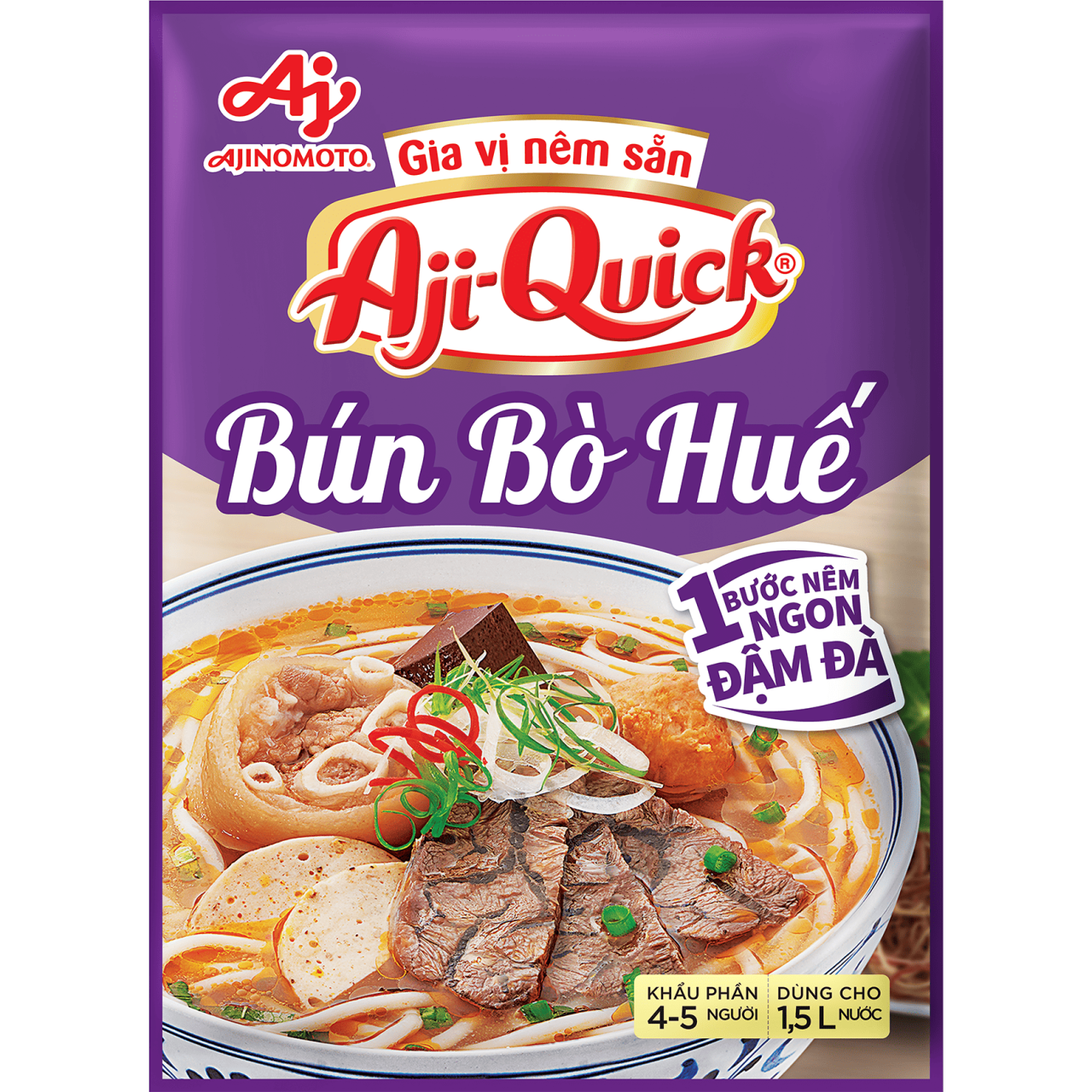 Gia vị nêm sẵn Aji-Quick® Bún Bò Huế