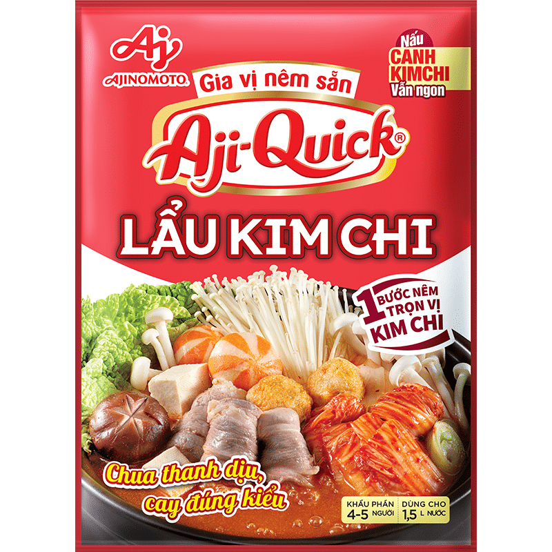 Gia vị nêm sẵn Aji-Quick® Lẩu Kim Chi