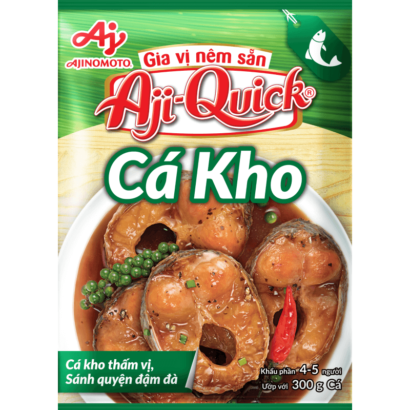 Gia vị món kho Aji-Quick® Cá Kho