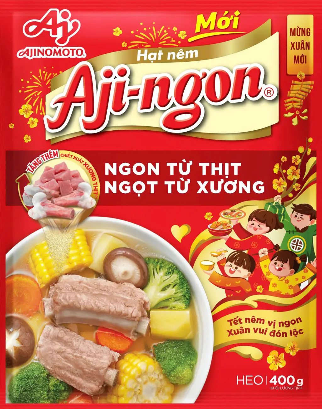 Hạt nêm Aji-ngon® Heo