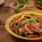 Bắp bò xào đậu rồng