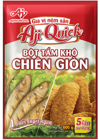 Gia vị nêm sẵn Aji-Quick® Bột tẩm khô chiên giòn