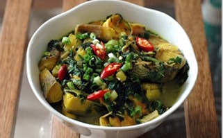 Học cách nấu các món ăn ngon với món canh cá quả nấu chuối đậu