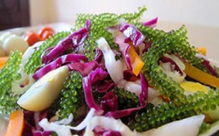 Thực phẩm tốt cho da: Salad rong nho