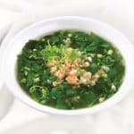 Canh đọt khổ qua rừng tôm thả