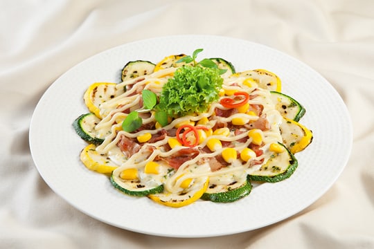 Salad bí ngòi nướng
