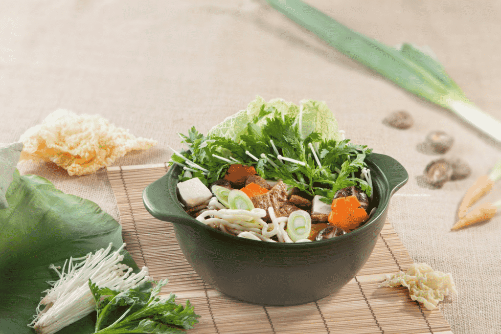 Rằm tháng giêng thanh đạm với món lẩu bò nhúng chay