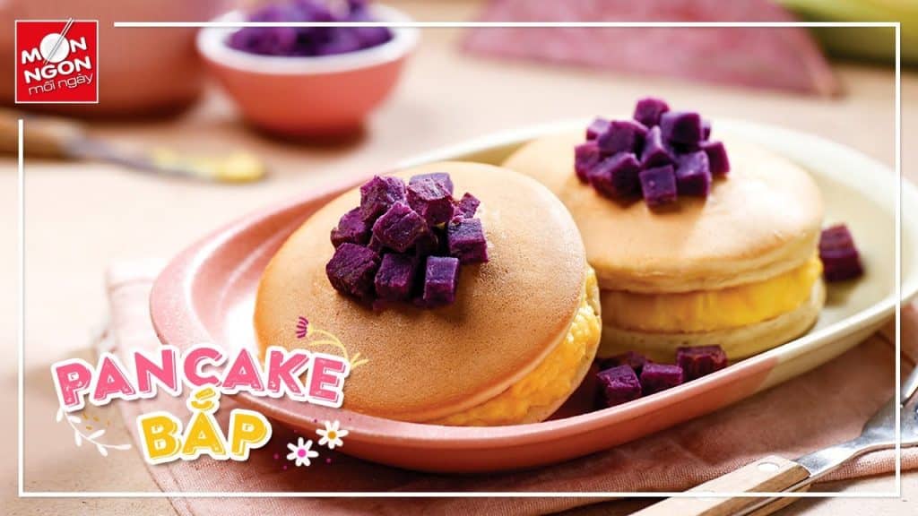 Vào bếp làm ngay món Pancake bắp thơm mềm cho Bé