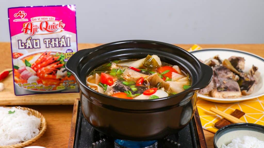 Cách làm lẩu cá đuối lá giang sum họp ngày Trung thu