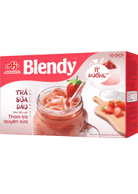 trà sữa dâu blendy