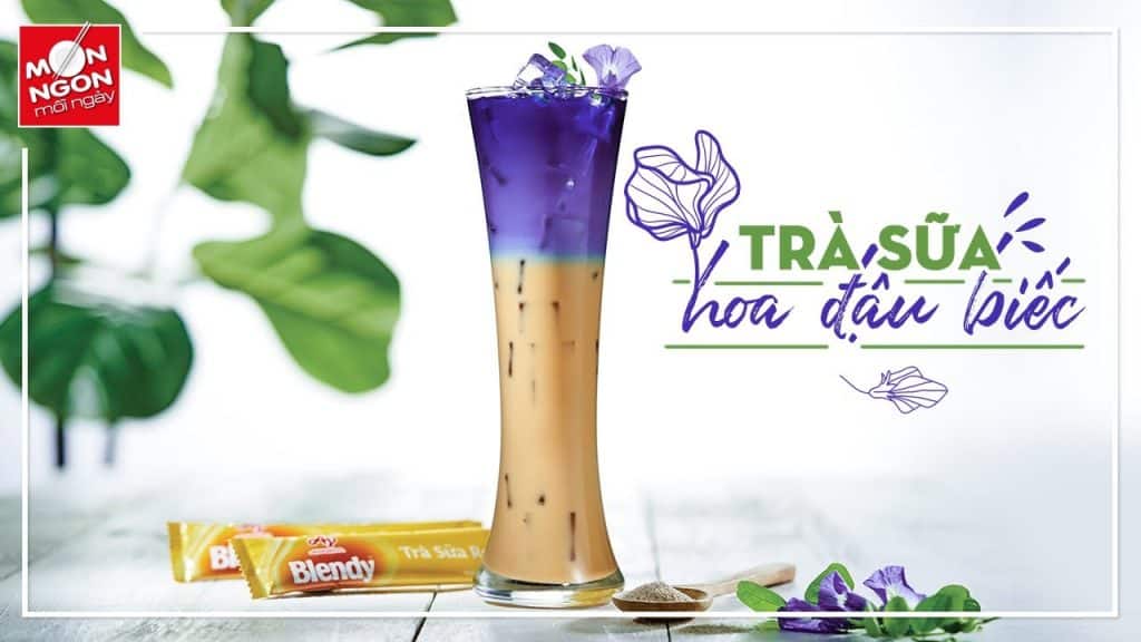 Bí kíp pha trà sữa hoa đậu biếc mát lạnh thơm ngon