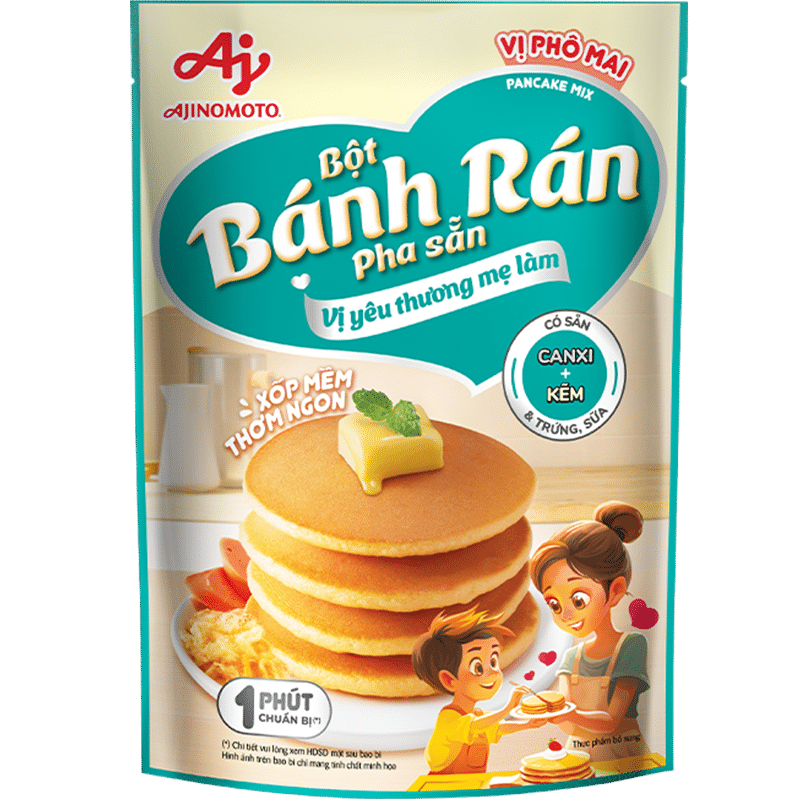 Bột bánh rán pha sẵn vị phô mai
