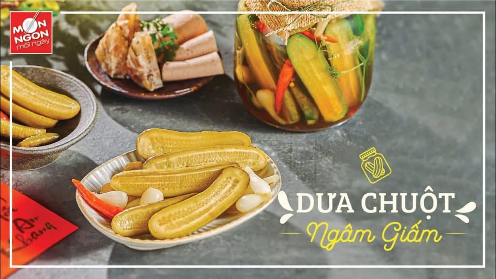 Tự làm dưa chuột ngâm giấm đón Tết, chuẩn vị giòn ngon