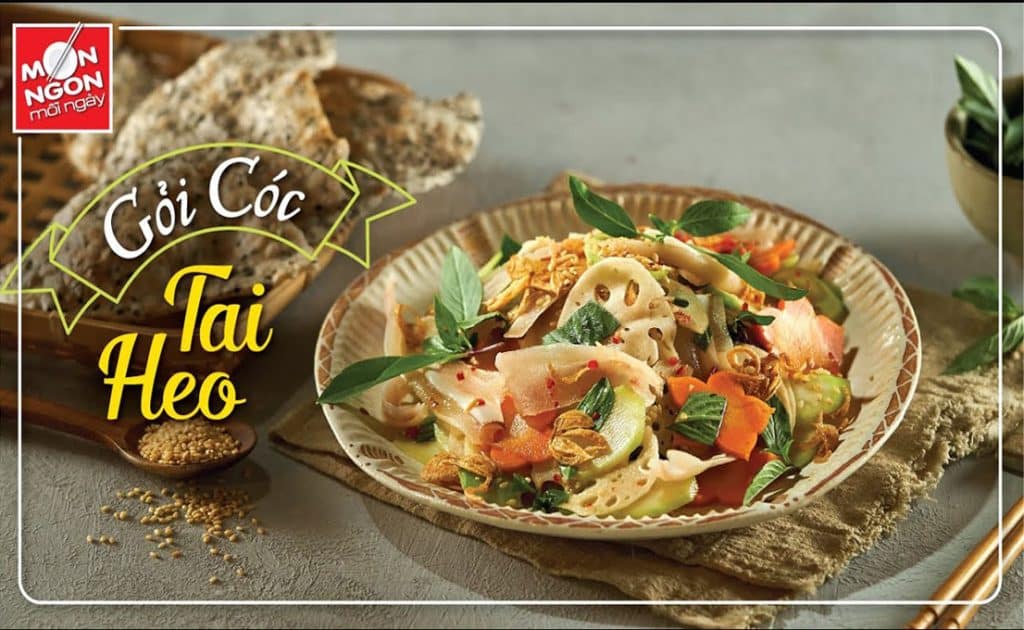 Gỏi cóc tai heo giòn ngon cho buổi chill cuối tuần