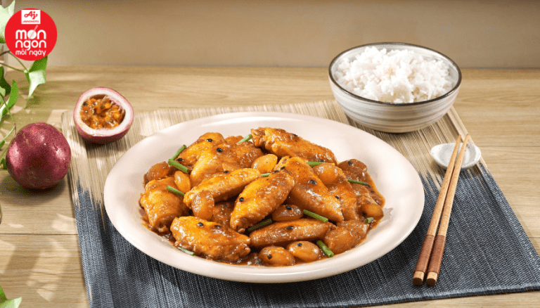 Han Ga Rim Cánh gà rim hạt đác - Món Ngon Mỗi Ngày
