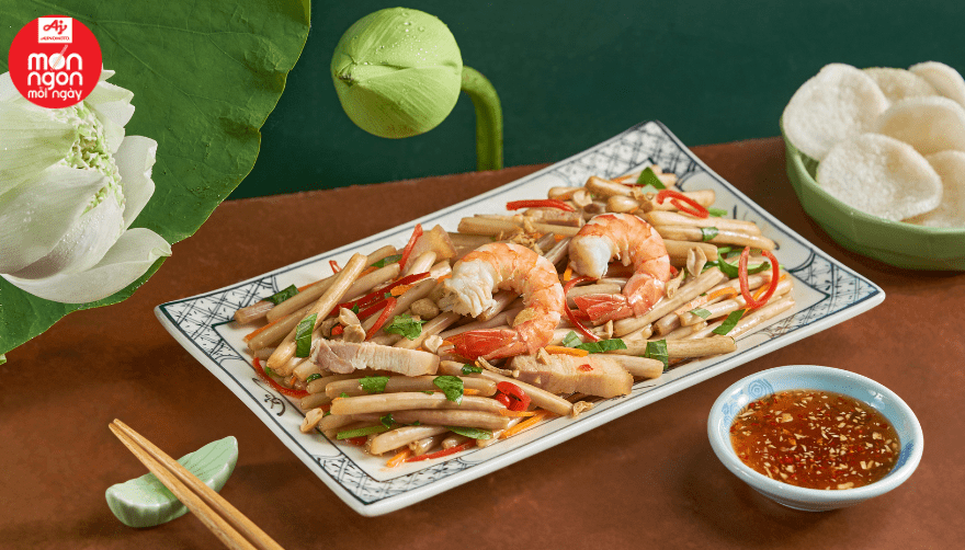 Gỏi ngó sen tôm thịt