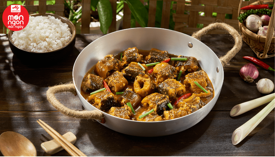 Lươn kho sả ớt