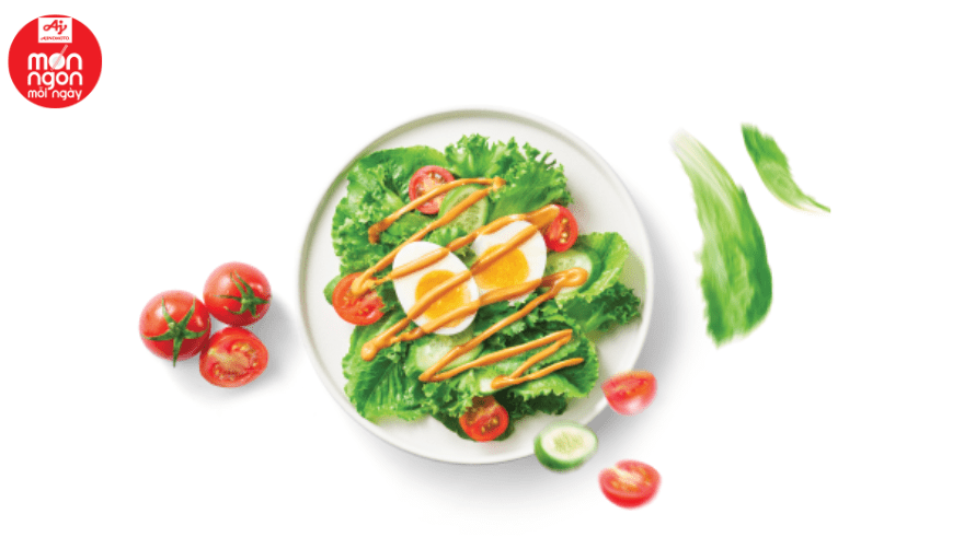 Salad trộn xốt phô mai cay