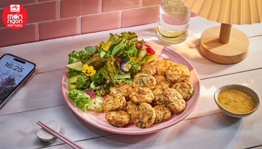 Chả cá lóc xốt mayo mật ong