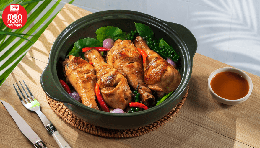 Gà nướng nồi đất