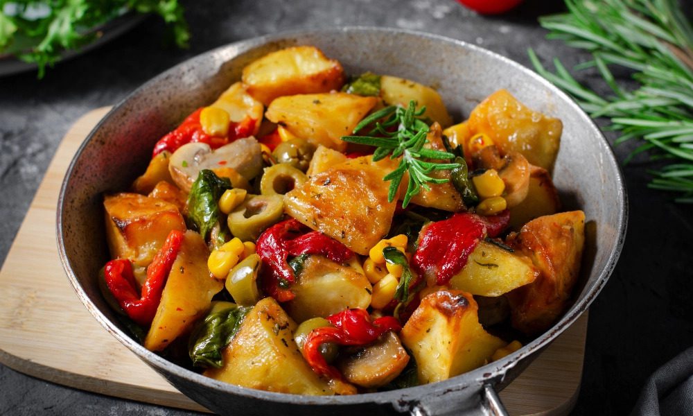 Chay kho thập cẩm là món ăn gần như hoàn chỉnh về cả hương vị lẫn dinh dưỡng