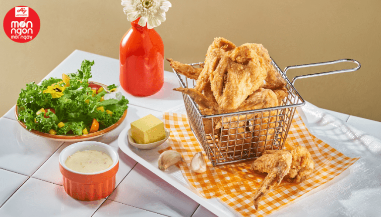 GÀ CHIÊN VỊ BƠ TỎI