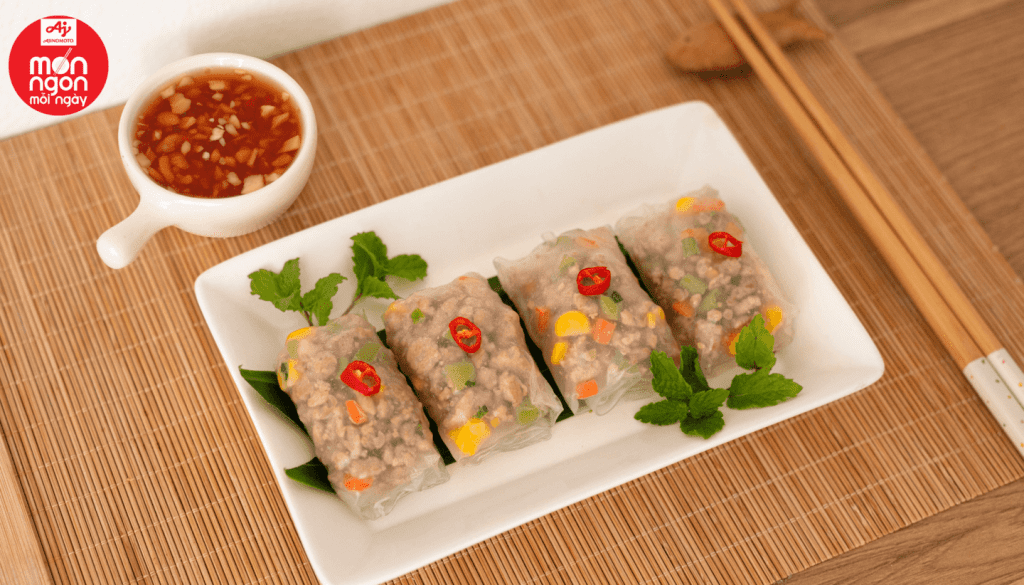 BÁNH TRÁNG CUỐN THỊT BĂM