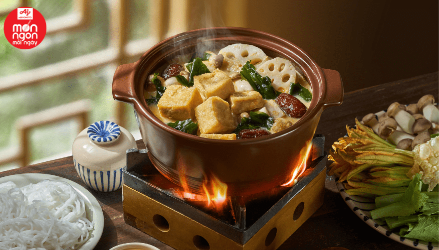 LẨU CHAO CỦ SEN KHOAI MÔN CHAY