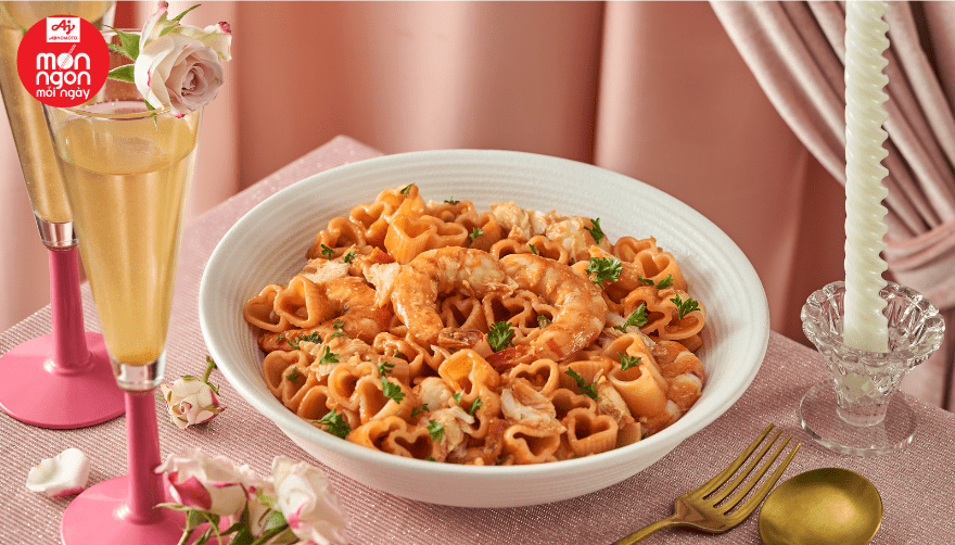 Nui hải sản cho ngày tình yêu