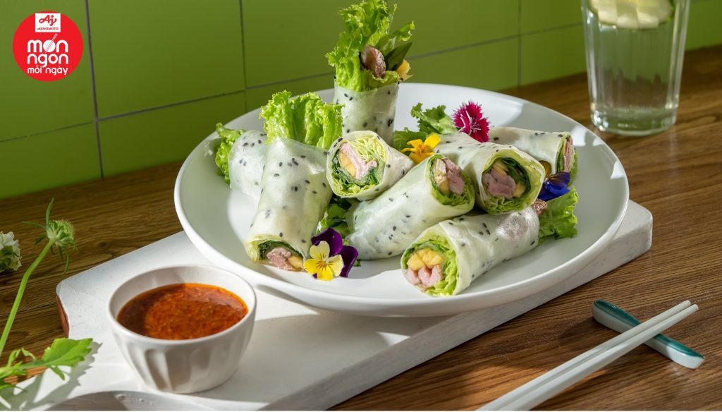 Thăn Bê Cuộn Rau Thơm