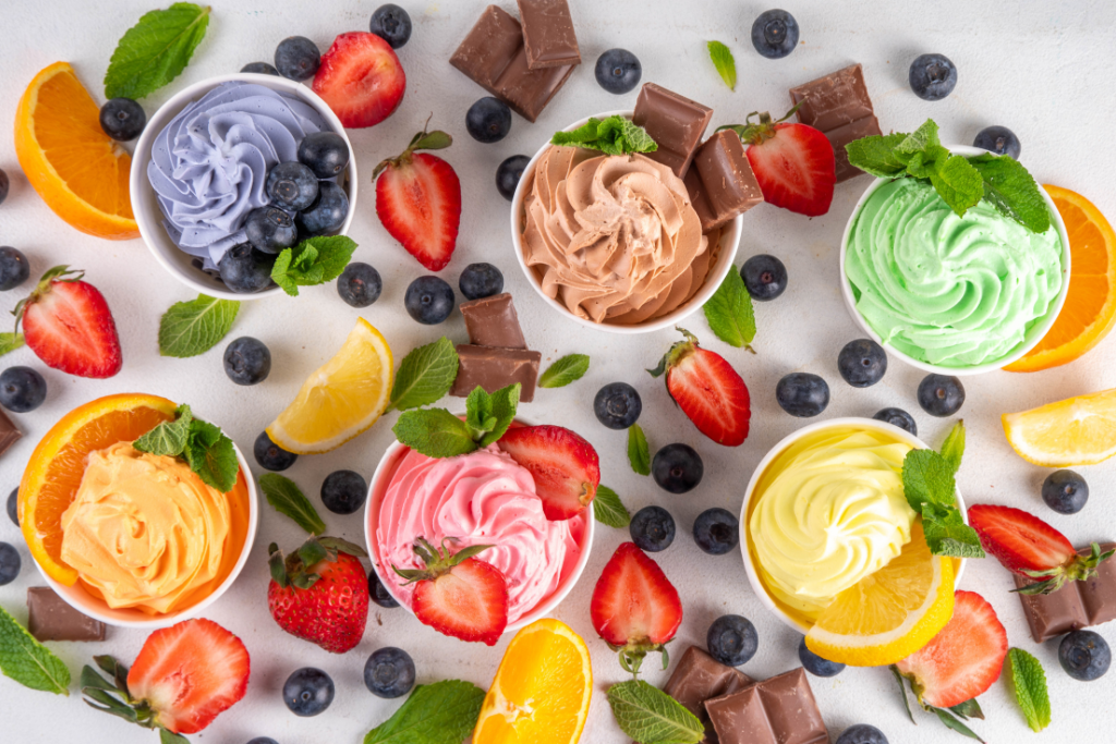 Cách làm kem yogurt trái cây đơn giản