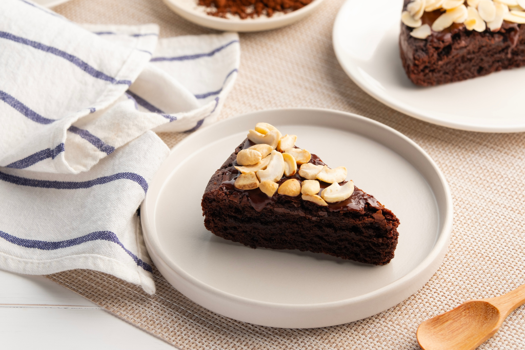 bánh brownie socola fudgy