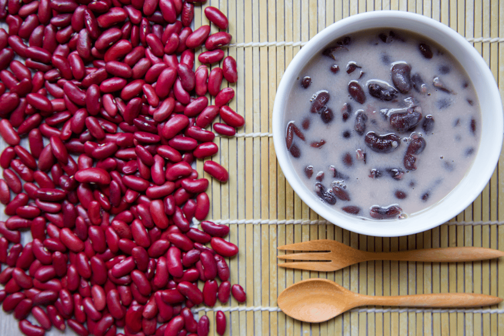 chè đậu đỏ nước cốt dừa