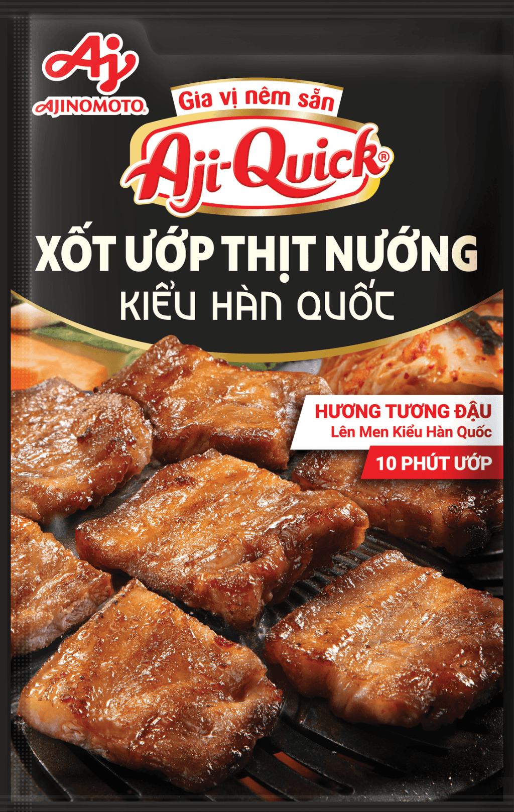 Gia vị nêm sẵn Aji-Quick® Xốt Ướp Thịt Nướng Kiểu Hàn Quốc