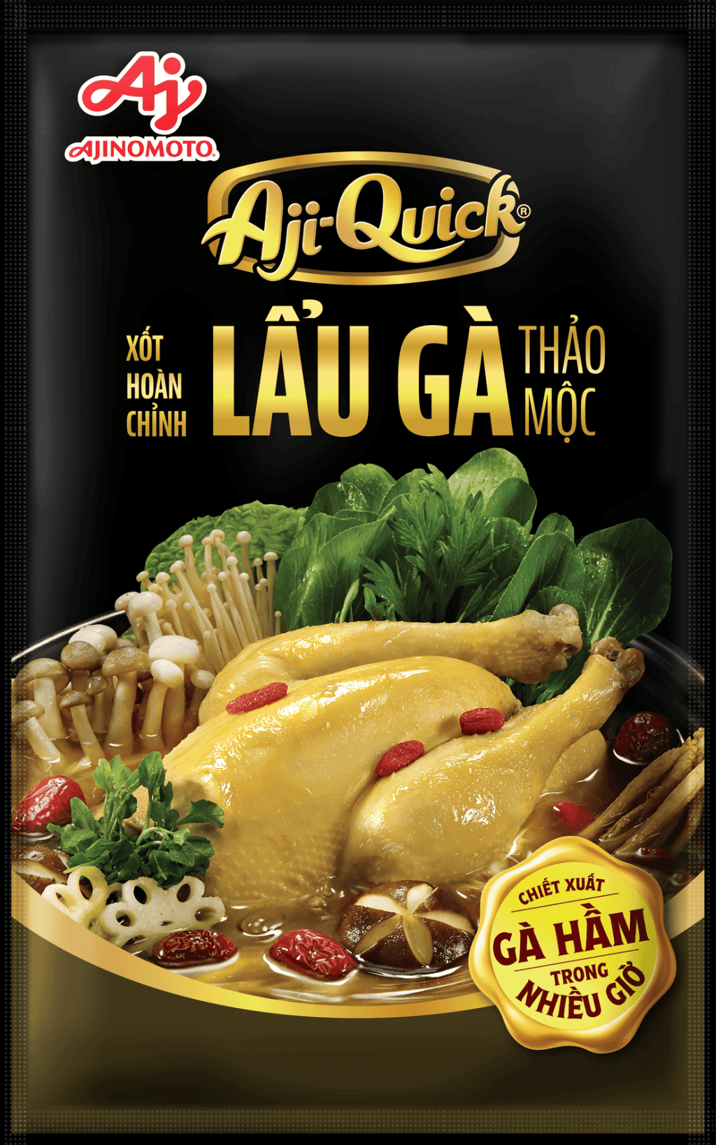 Aji-Quick® Xốt hoàn chỉnh Lẩu Gà Thảo Mộc