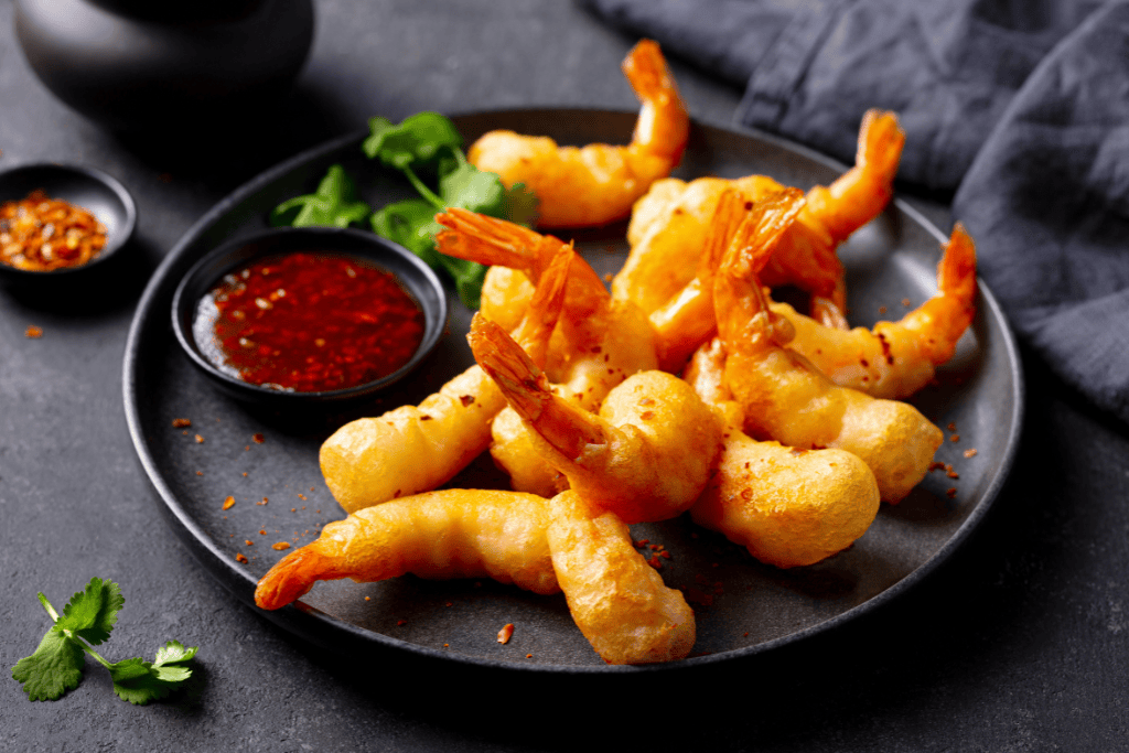 tôm chiên bột Aji-Quick® giòn lâu
