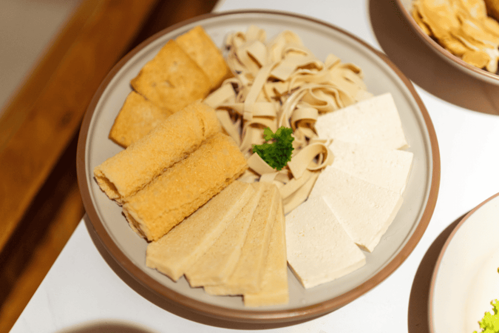 nguyên liệu làm chả chay tại nhà